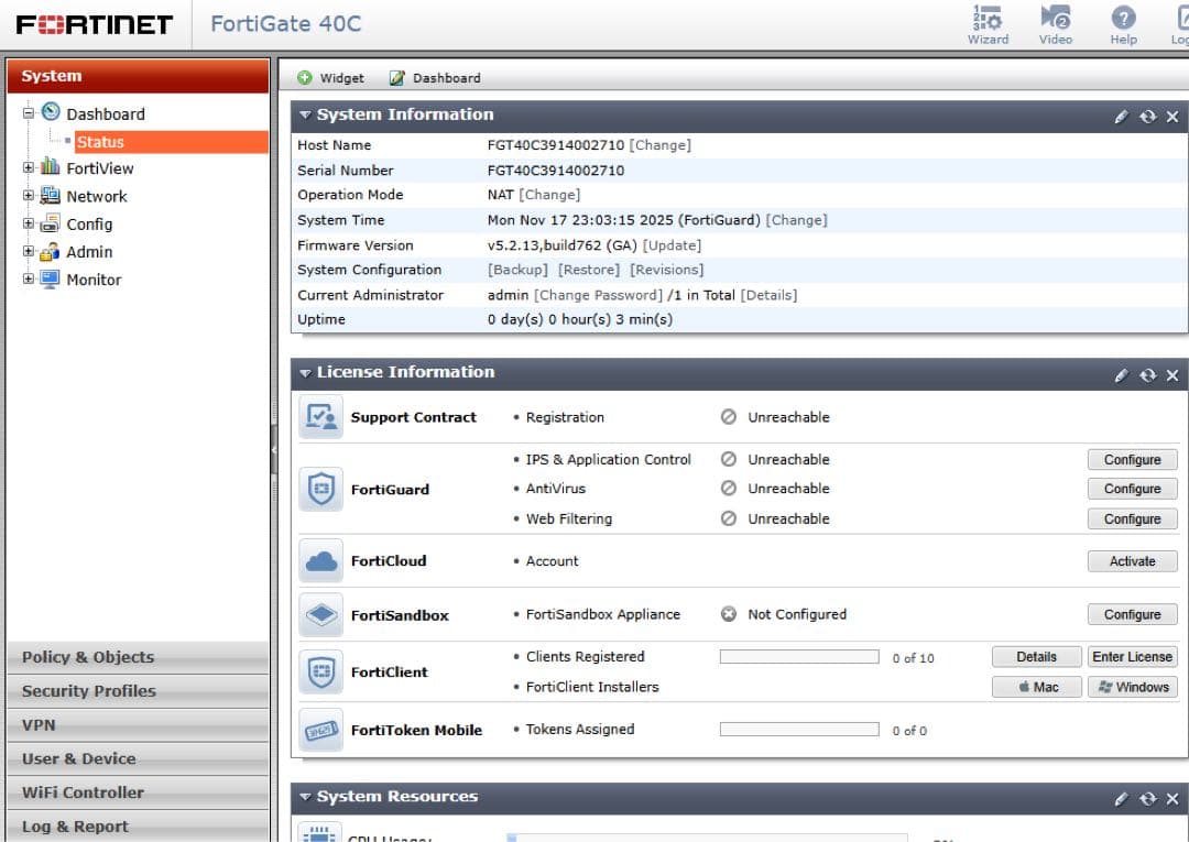 ジャンク扱い】Fortigate 40C × 2台 - メルカリ
