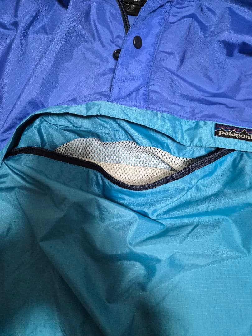 パタゴニア 三角タグ ナイロンアノラック M 80s ヴィンテージ 青