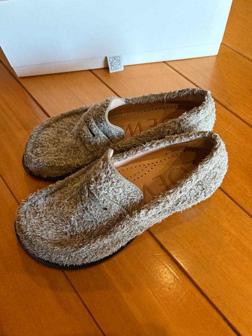 LOEWE ロエベ カンポローファー 37 デニムブルー 内袋付き - メルカリ