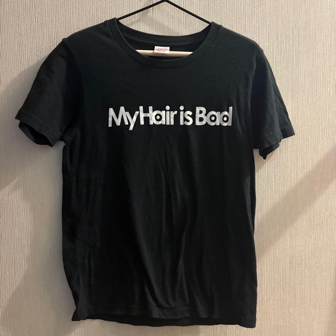 マイヘア My Hair is Bad Tシャツ Sサイズ 黒 - メルカリ