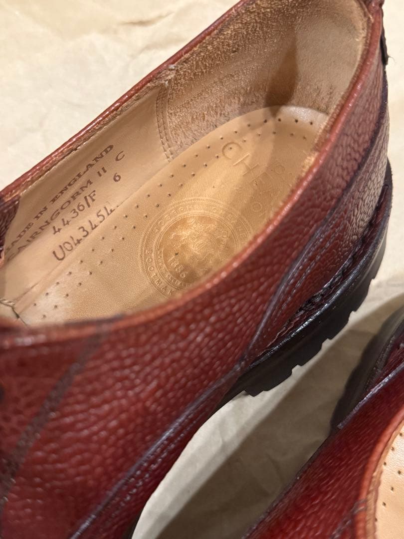 JOSEPH CHEANEY ケンゴンⅡ 6.0F バーガンディ シューツリー付