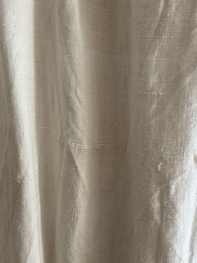 フランスアンティーク ワークシャツ シャツワンピ リネン 羊飼い