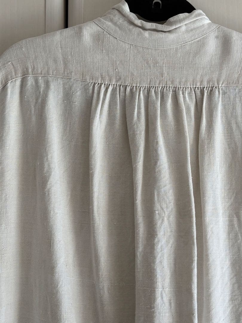 フランスアンティーク ワークシャツ シャツワンピ リネン 羊飼い