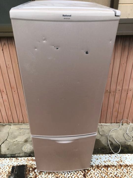ナショナル2ドア 冷蔵庫 162L  動作確認済 ナショナル 松下電器 冷蔵庫 冷凍庫 動作品 2ドア 162L｜Yahoo!フリマ