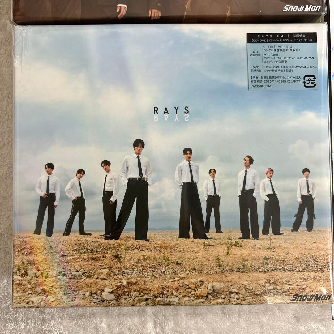 SnowMan RAYS アルバム 3形態+特典付き - メルカリ