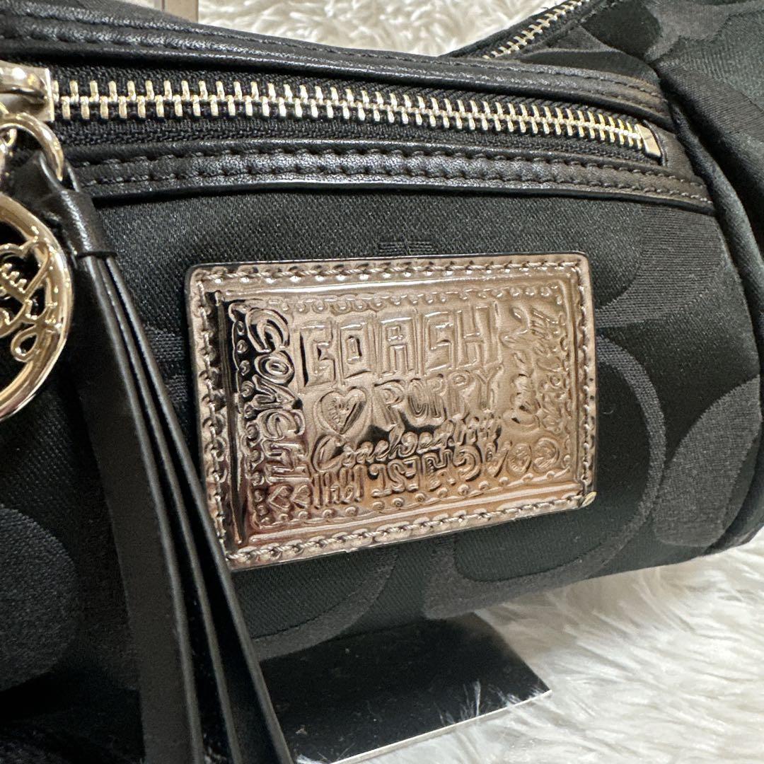 COACH コーチ ポピー 黒 ワンショルダーバッグ ハンドバッグ y2k