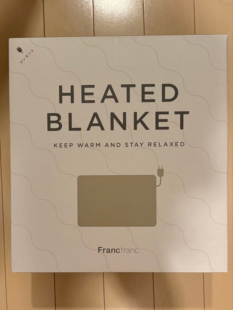 【新品未開封】Francfranc ヒーター付きブランケット ホワイト ヒーター付きブランケット ホワイト | Francfranc（フランフラン）公式