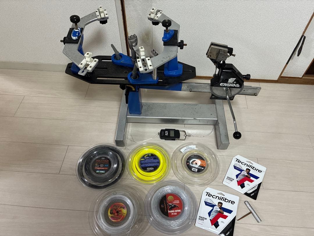 イグナス ガット張り機 ガットロール付き Yahoo!オークション -「イグナスガット張り機」の落札相場・落札価格