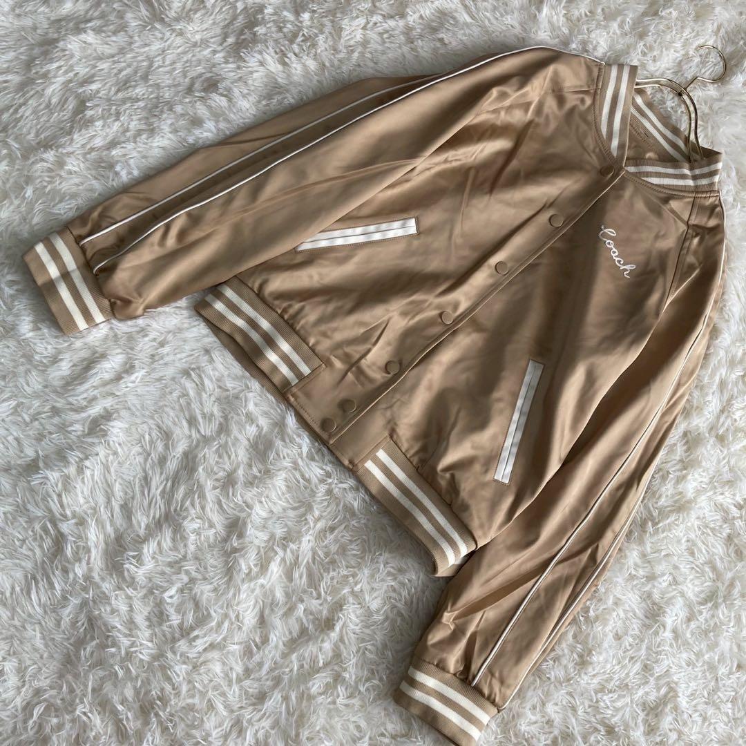 《美品》COACH リバーシブル スタジャン ベージュ カジュアル 2way