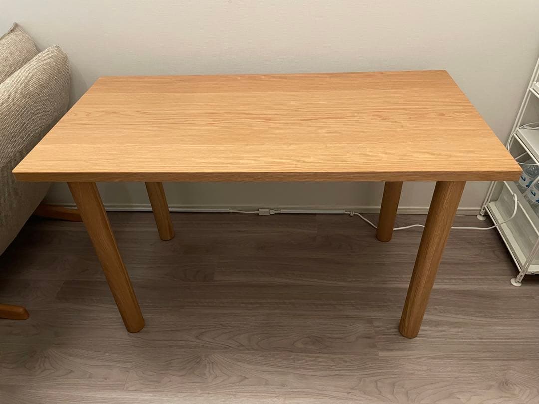 無印良品 板と脚でできた木製テーブル 120×60 - メルカリ