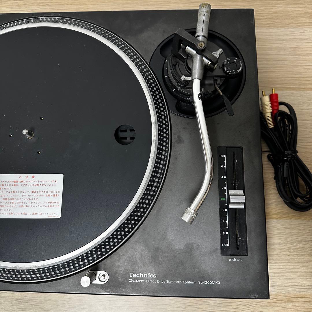 Technics SL-1200MK3-K ターンテーブル レコードプレーヤー - メルカリ