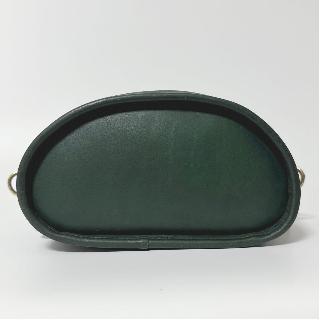 24時間以内発送】コーチ 9955 バニティ バッグ レザー グリーン - メルカリ