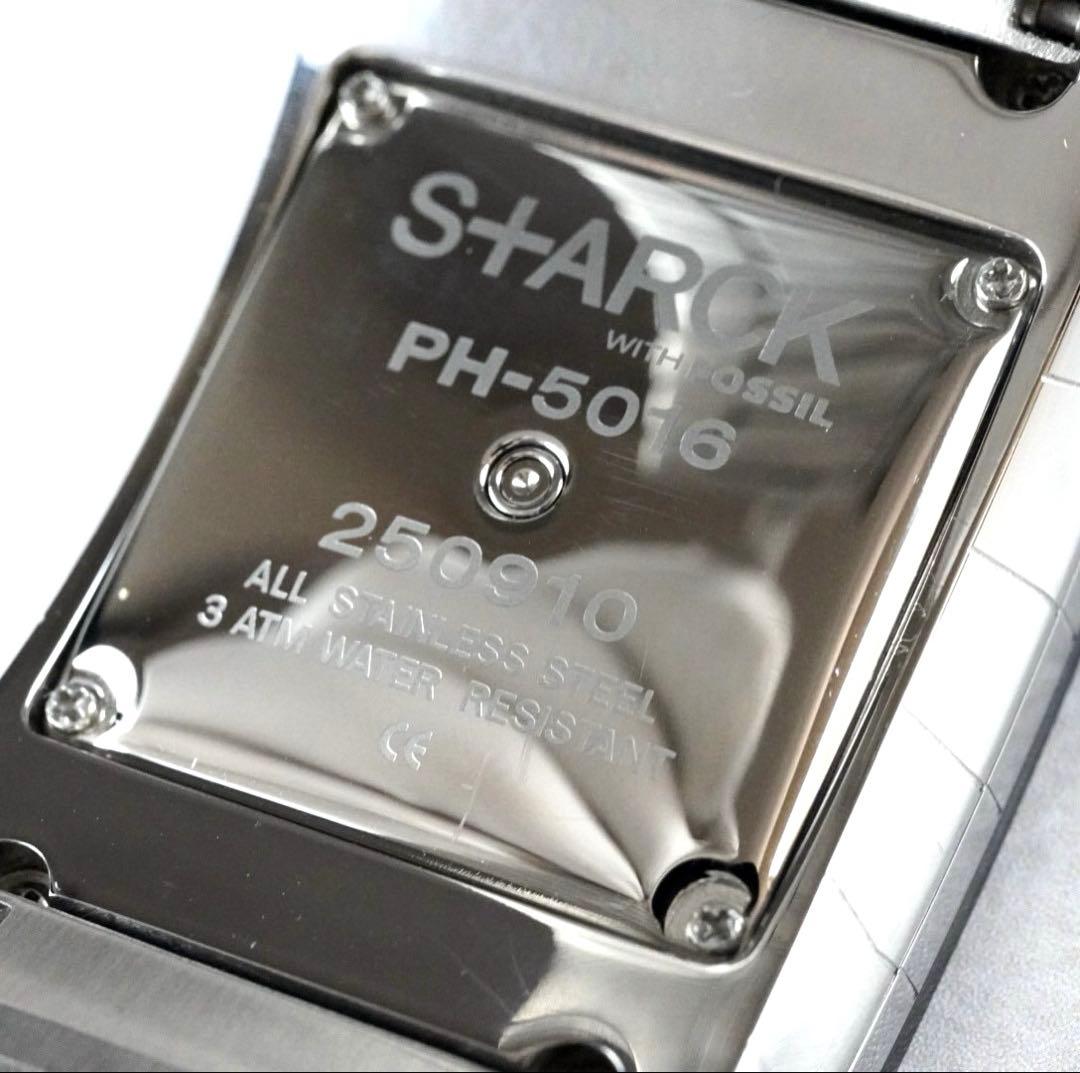 S+ARCK フィリップスタルク フォッシル スクエア メンズ 腕時計