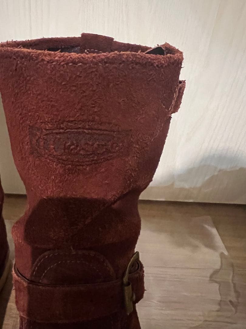 ウエスコ BOSS バーガンディ ラフアウト 8E - メルカリ