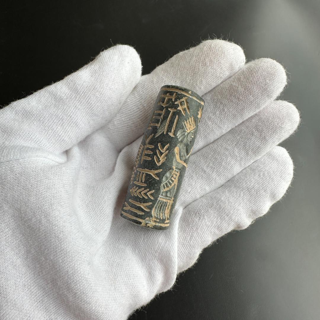 筒印章 古代メソポタミア文明 楔形文字 バビロニア バビロン 1484