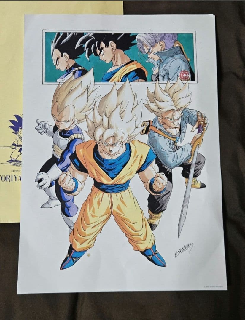 ドラゴンボール 複製原画 鳥山明の世界展 当時 イラスト グッズ