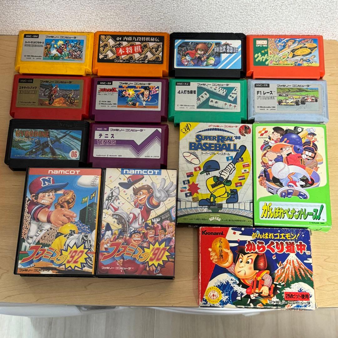 ファミコンソフト まとめ売り ゲームソフト ファミリーコンピュータ