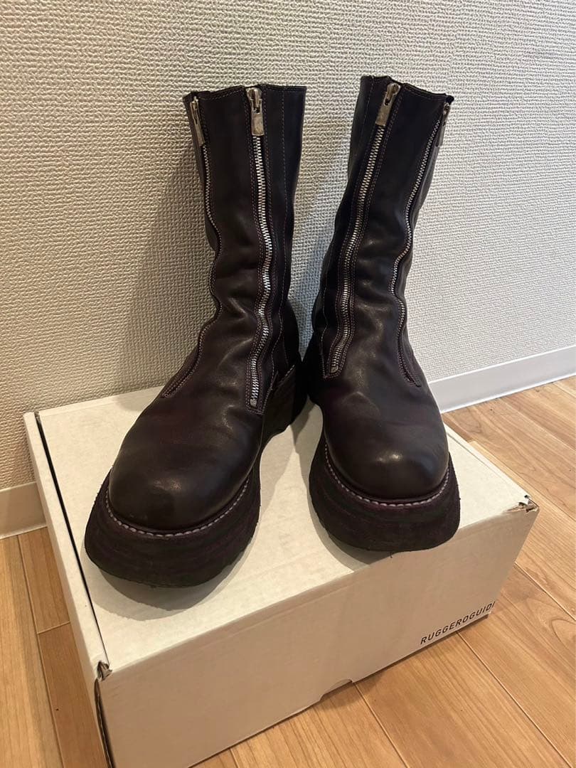 GUIDI amanojak.別注 ジップ ブーツ 525V MATRIX 43 - メルカリ