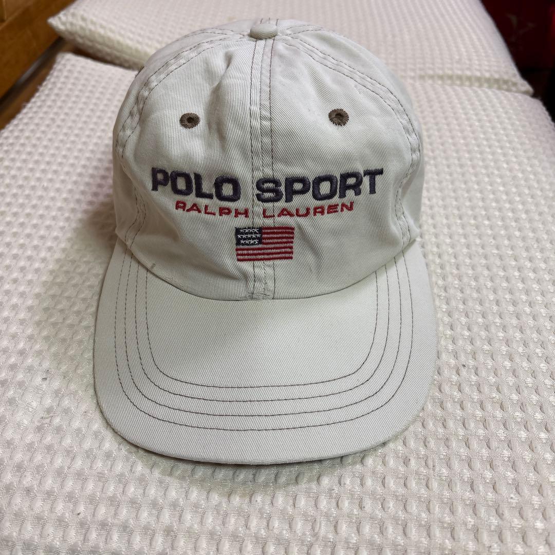 ポロスポーツ　キャップ　POLO SPORT レディース] 1990s ヴィンテージ POLO SPORT ポロスポーツ キャップ