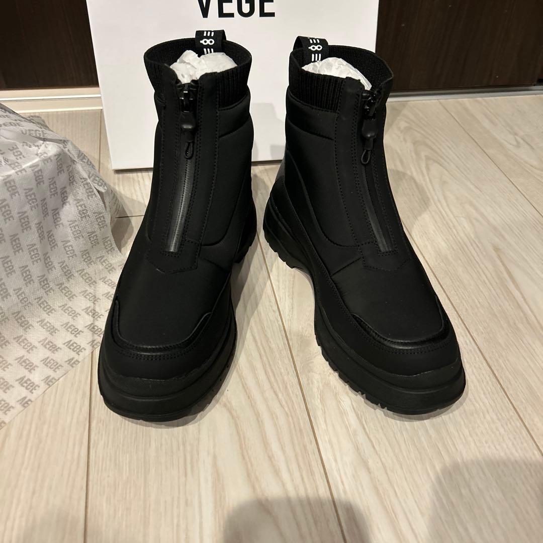ヤマダヤ VEGE ブーツ VEGE×nouer ラバーファスナースノーブーツ