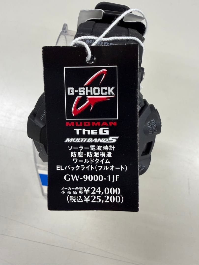新品未使用G-SHOCK Mudman GW-9000-1JF