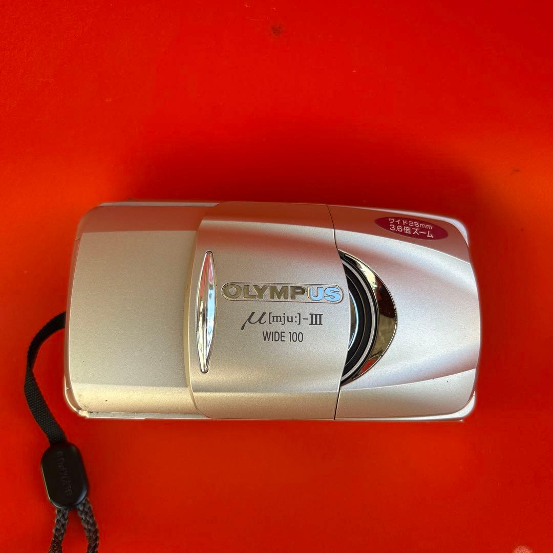 OLYMPUS μ (mju) III WIDE 100 動作未確認 Olympus Mju-III Wide 100 w/ 28-100mm lens – Film Supply Club