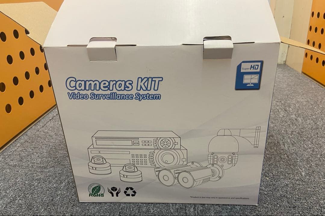 防犯カメラ　4台　新品未使用 DAHUA] [IP-4M] 防犯カメラ 400万画素 4メガピクセル 夜間カラー 電動