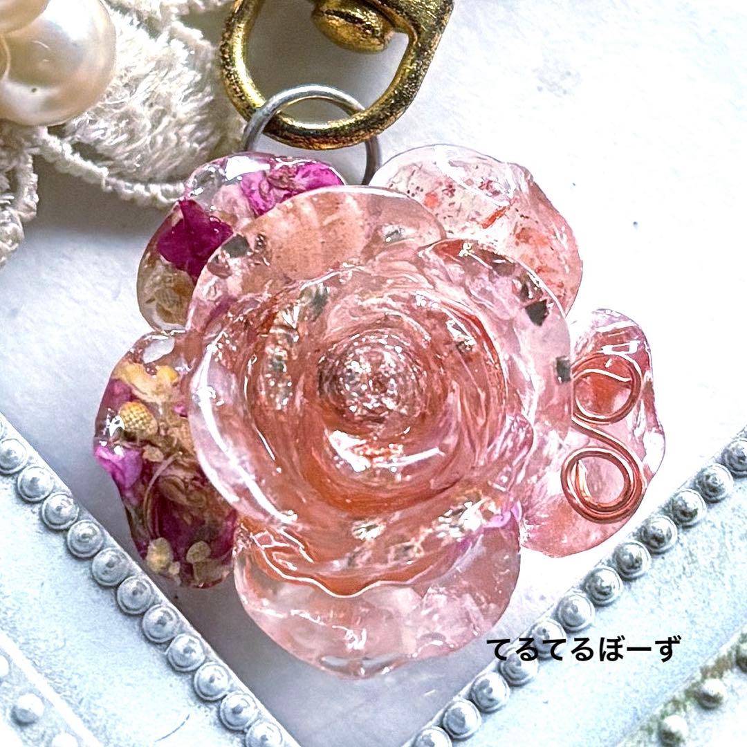 No.315オルゴナイト ローズ サンストーン・ローズクォーツ - メルカリ