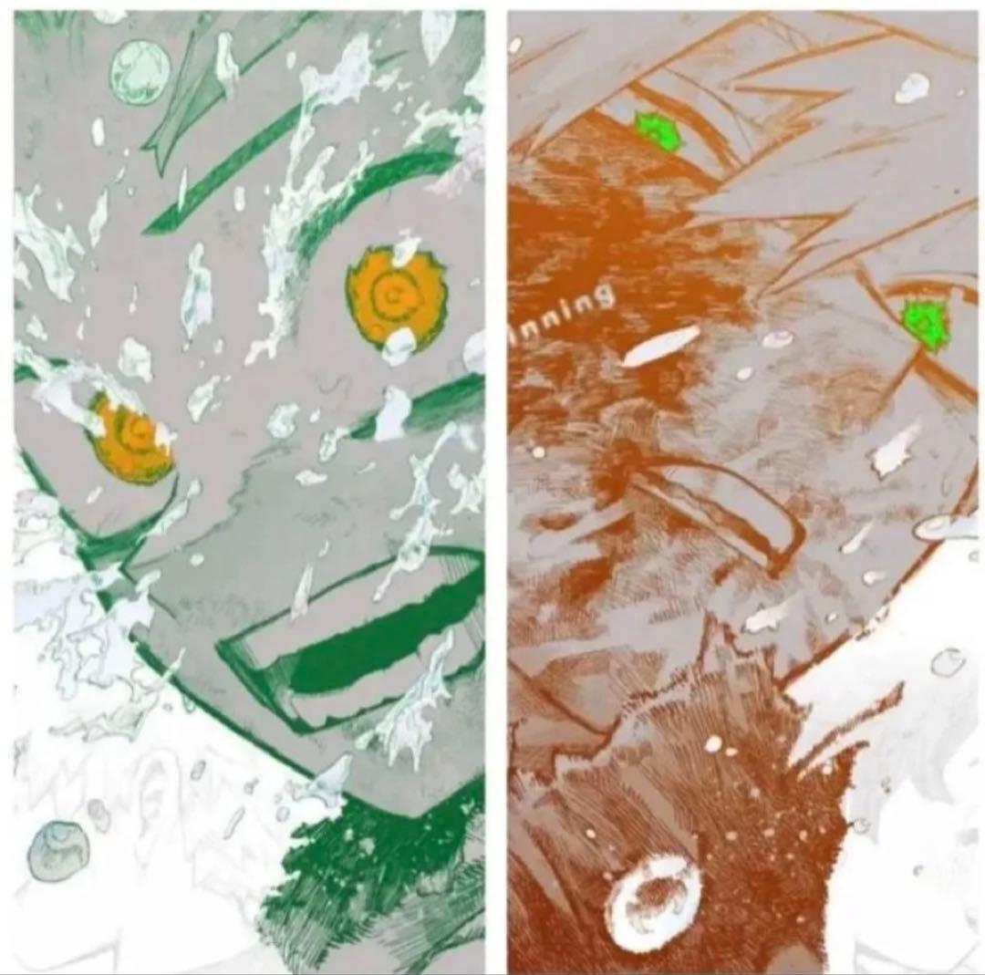 ヒロアカ原画展 爆豪勝己 緑谷出久 アートポスター The Beginning ヒロアカ 原画展 アートポスター 爆豪勝己 緑谷出久 緑谷出久 爆豪勝己