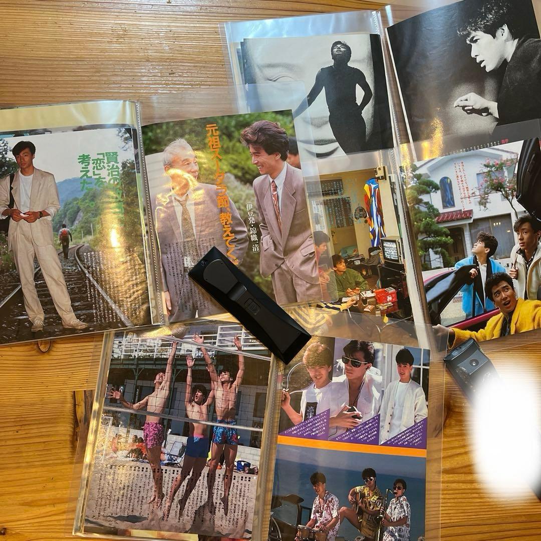 少年隊 雑誌 切り抜き ファイル4冊 カード！ …美品のポスターを一枚