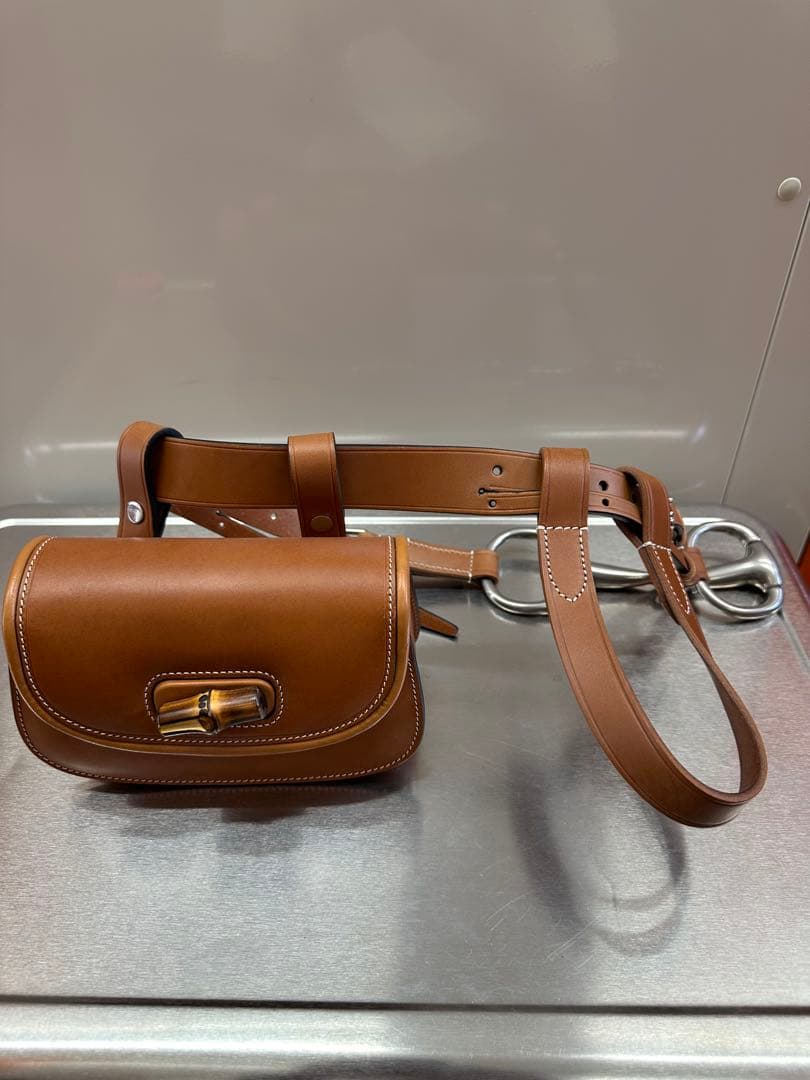 値下げ中！◆グッチ GUCCI◆ バンブー 1947 ミニ ベルトバッグ GUCCI☆〔グッチ バンブー 1947〕 ミニ ベルトバッグ☆すぐ届く (GUCCI