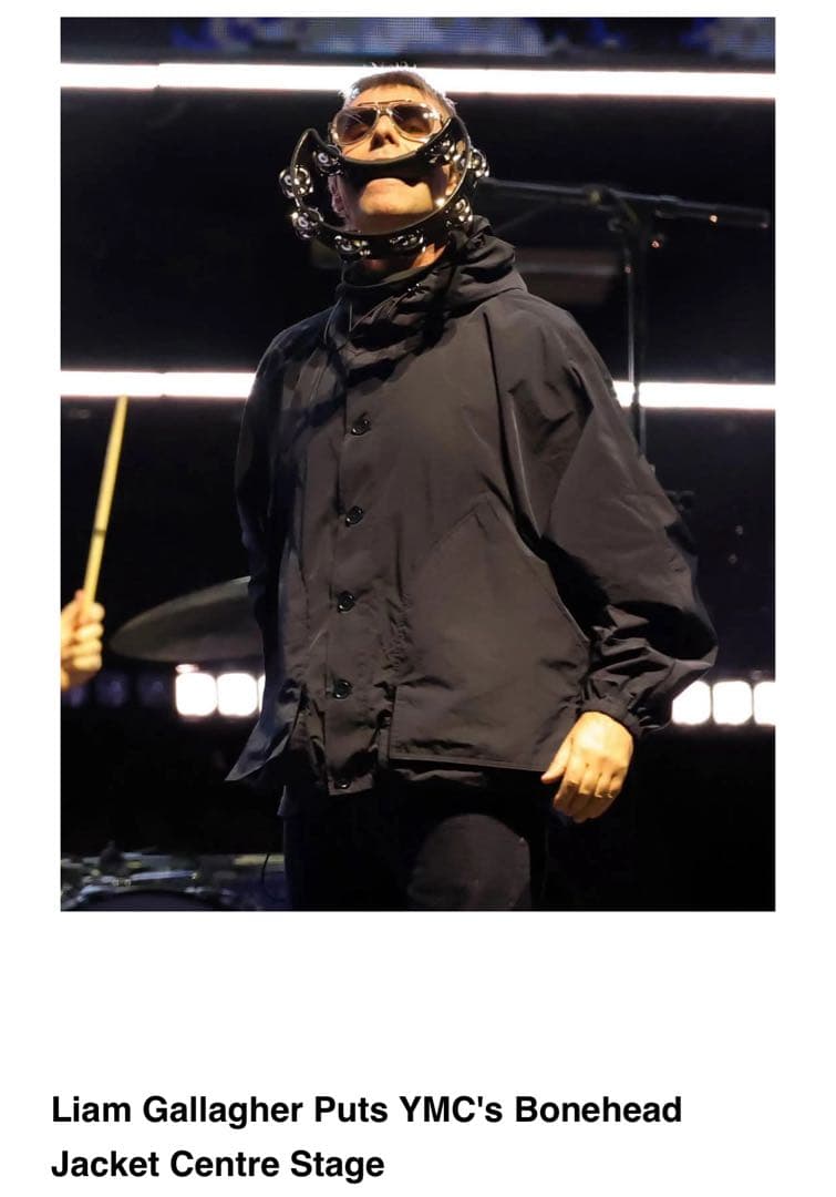 リアム着用 YMC Bonehead Jacket Black S - メルカリ