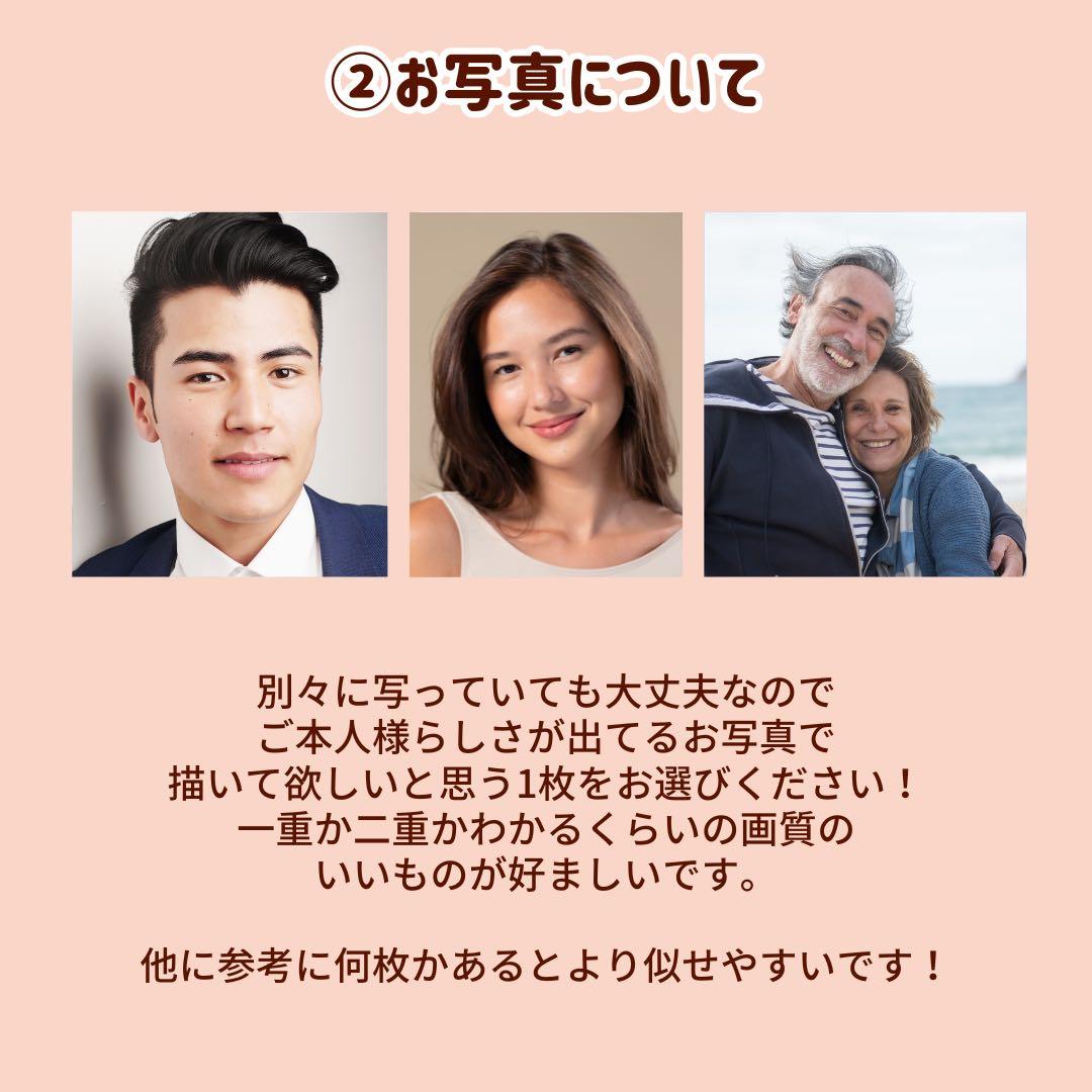 12名さま B4サイズ【似顔絵オーダー】ホワイトフレーム 11/26まで