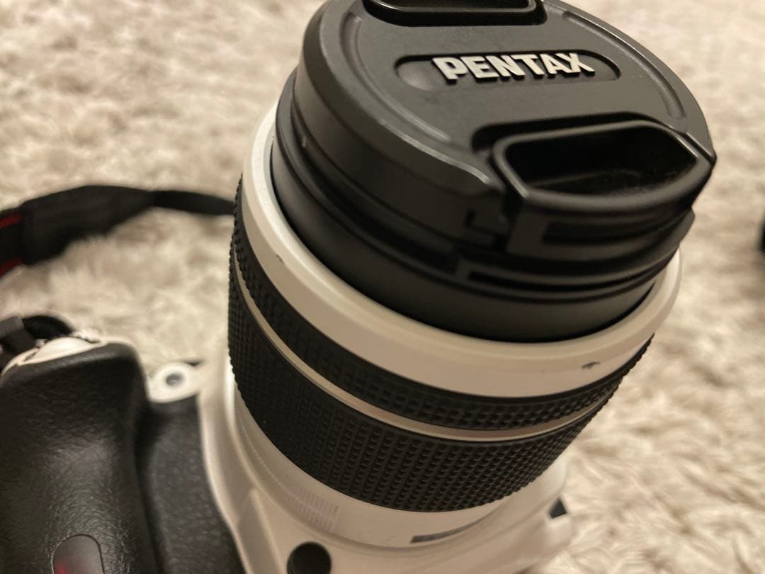 PENTAX K-50 ホワイト ダブルレンズセット バッグ付 - メルカリ
