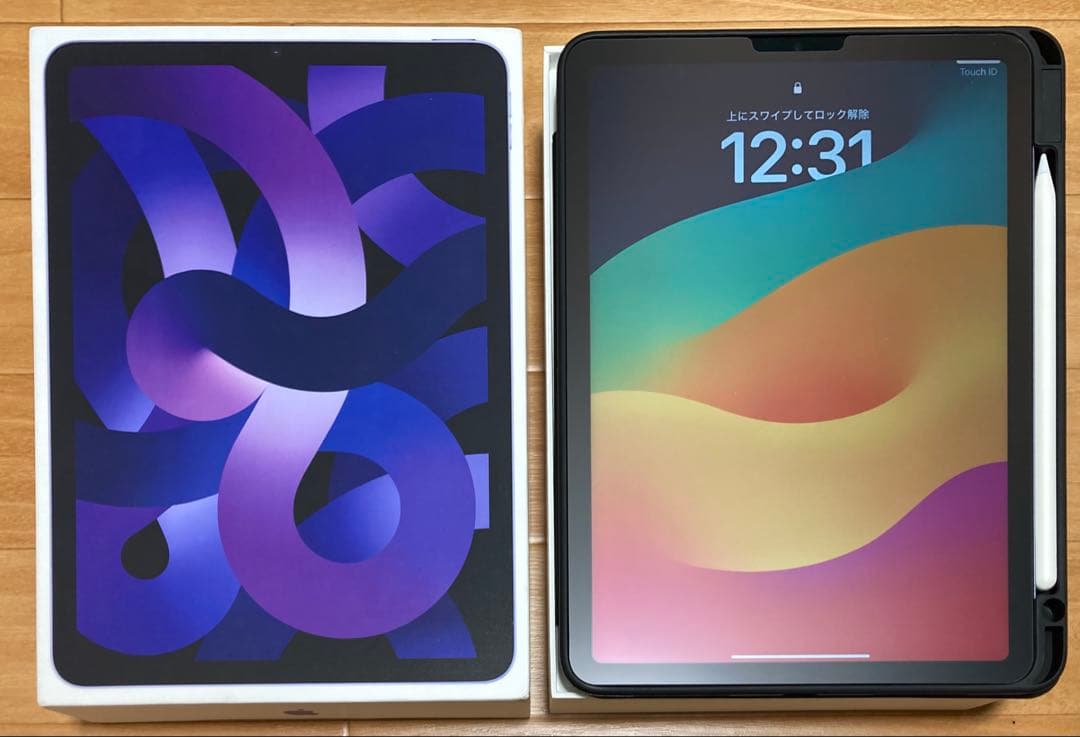 iPad Air 5 本体 + Apple Pencil 2 セット パープル iPad Air 5世代 64GB パープルApple Pencil2セット