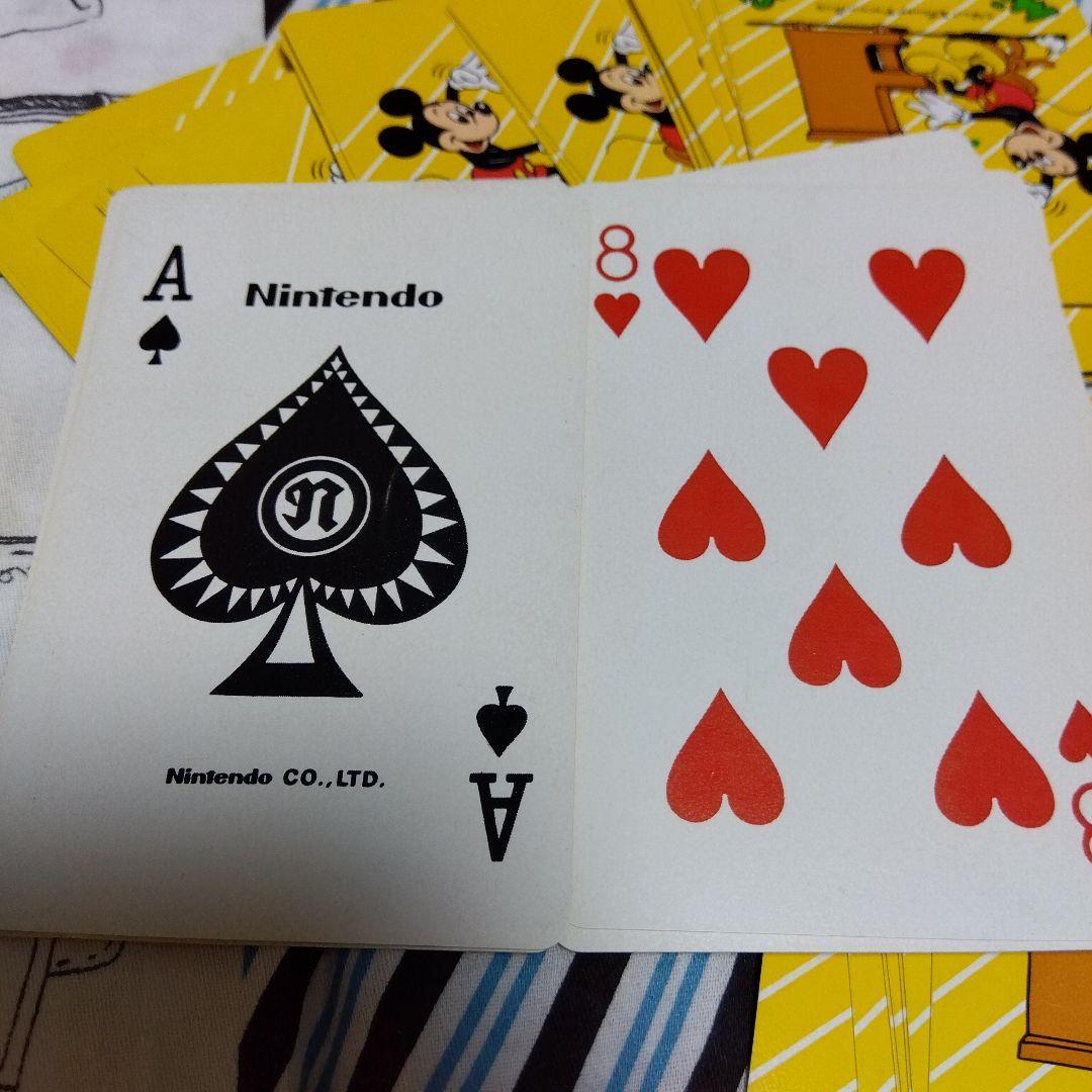昭和レトロ ミッキーマウス トランプ 任天堂 - メルカリ
