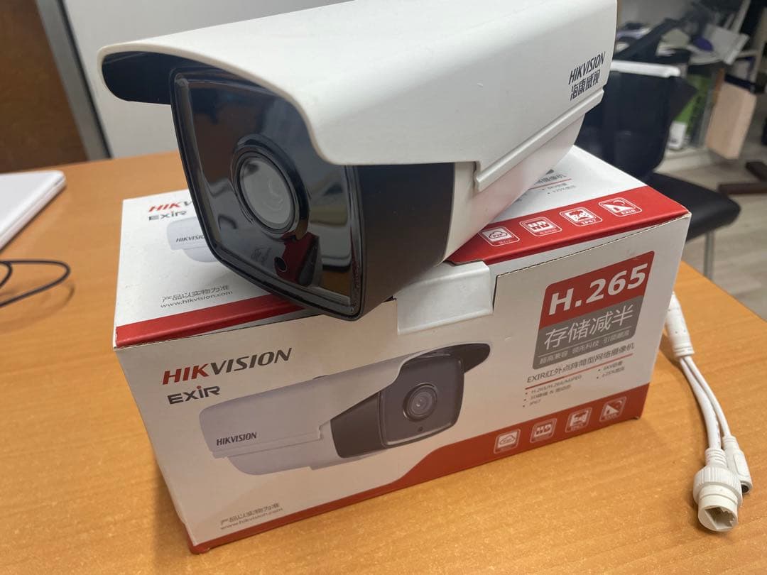 未使用】HIK VISION H.265+ ネットワーク防犯カメラ
