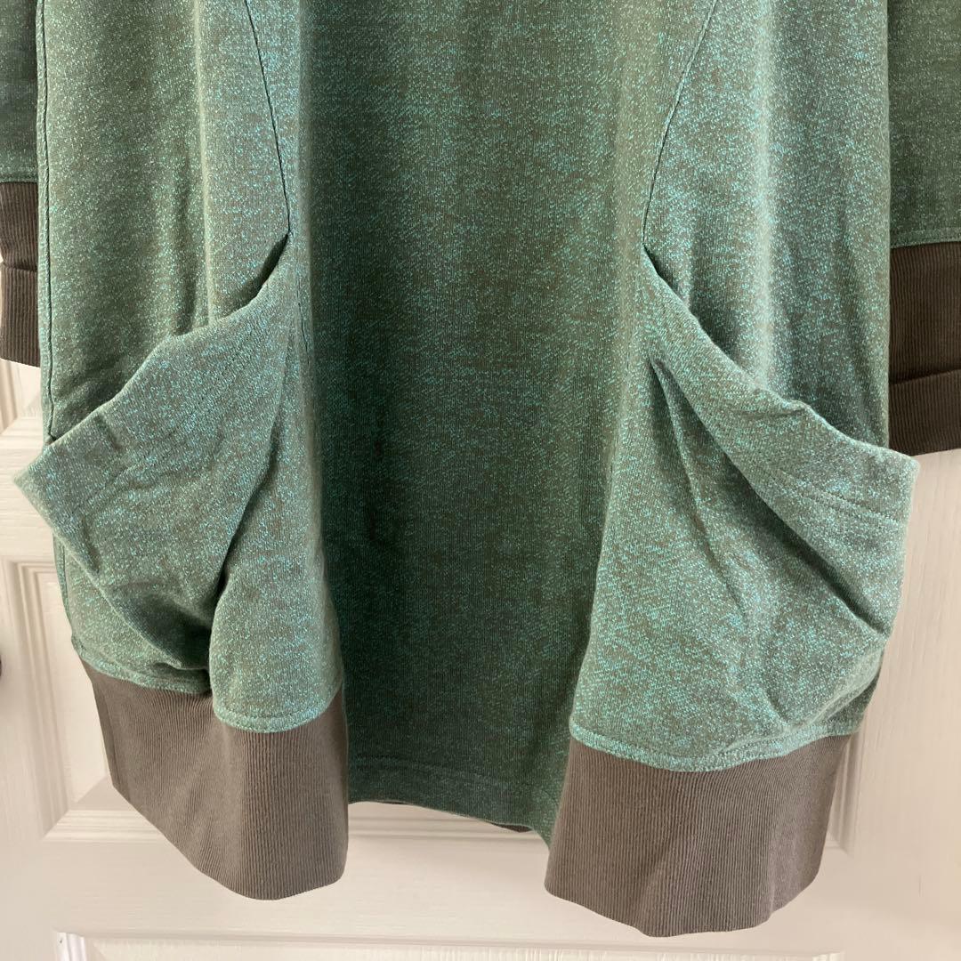 美品キューブキューブcubecubeセンソユニコグリーンスウェット