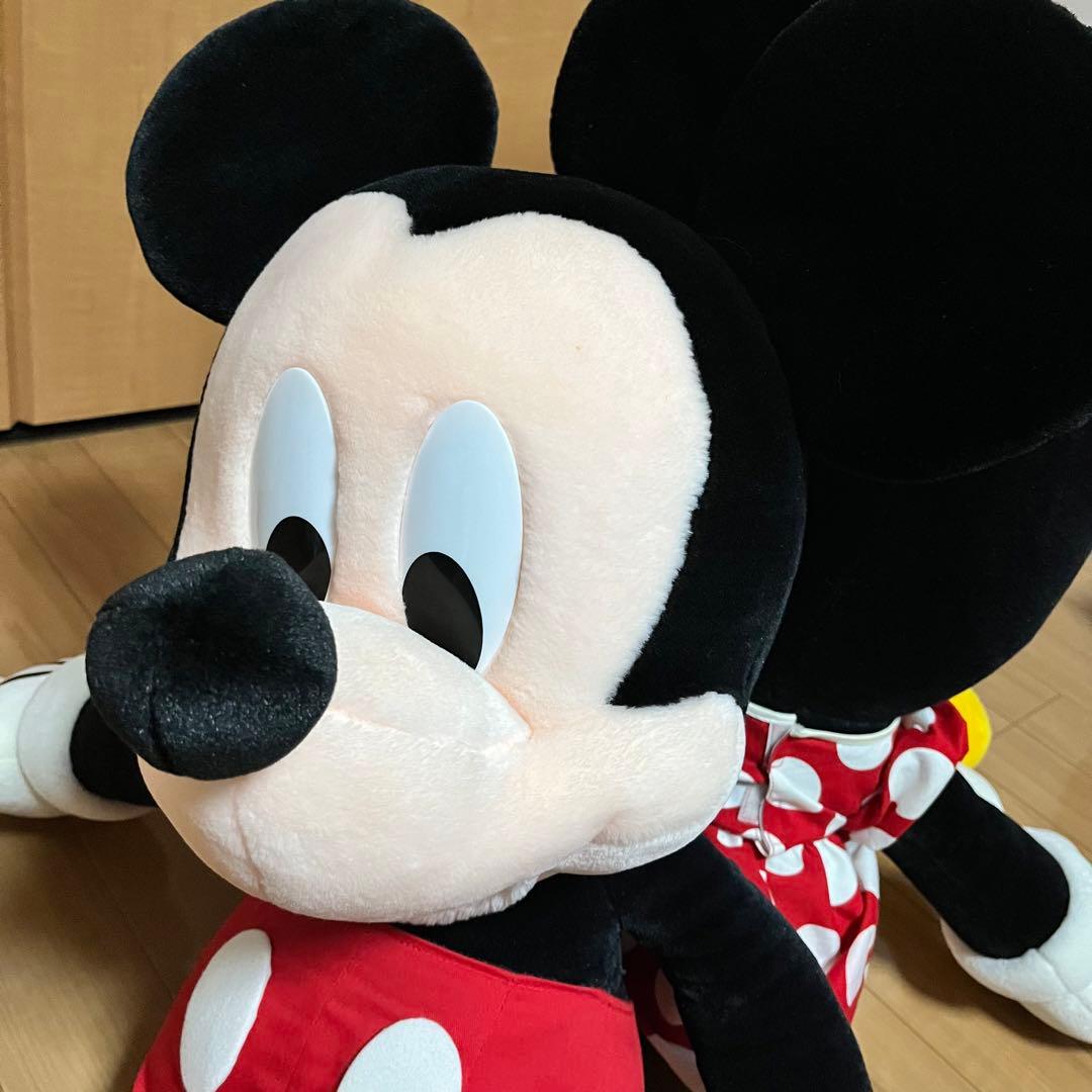 ミッキー ミニー ぬいぐるみ 特大 ディズニー ランド シー ペア