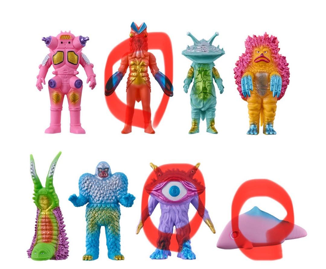 KAIJUCOLORS ウルトラマン 怪獣ソフビ ドンキホーテ限定 3体セット