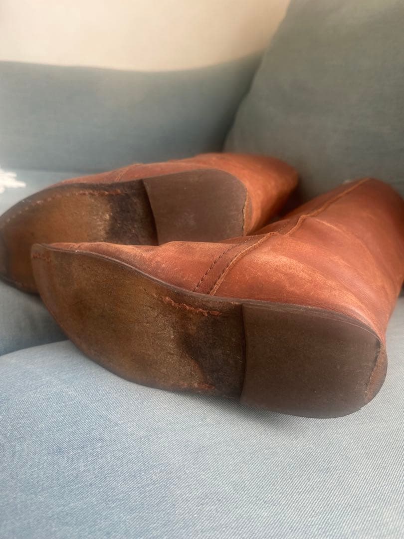 希少zuccaズッカ初代ナウシカブーツ パンツブーツ ルーズ ブラウンM