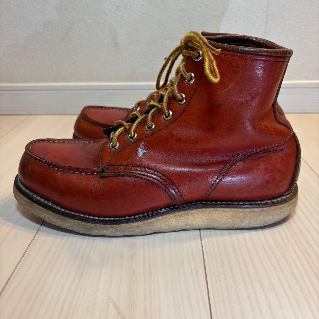 希少/90s】レッドウィング 875 半円犬タグ 赤茶 オリジナル箱付 7E