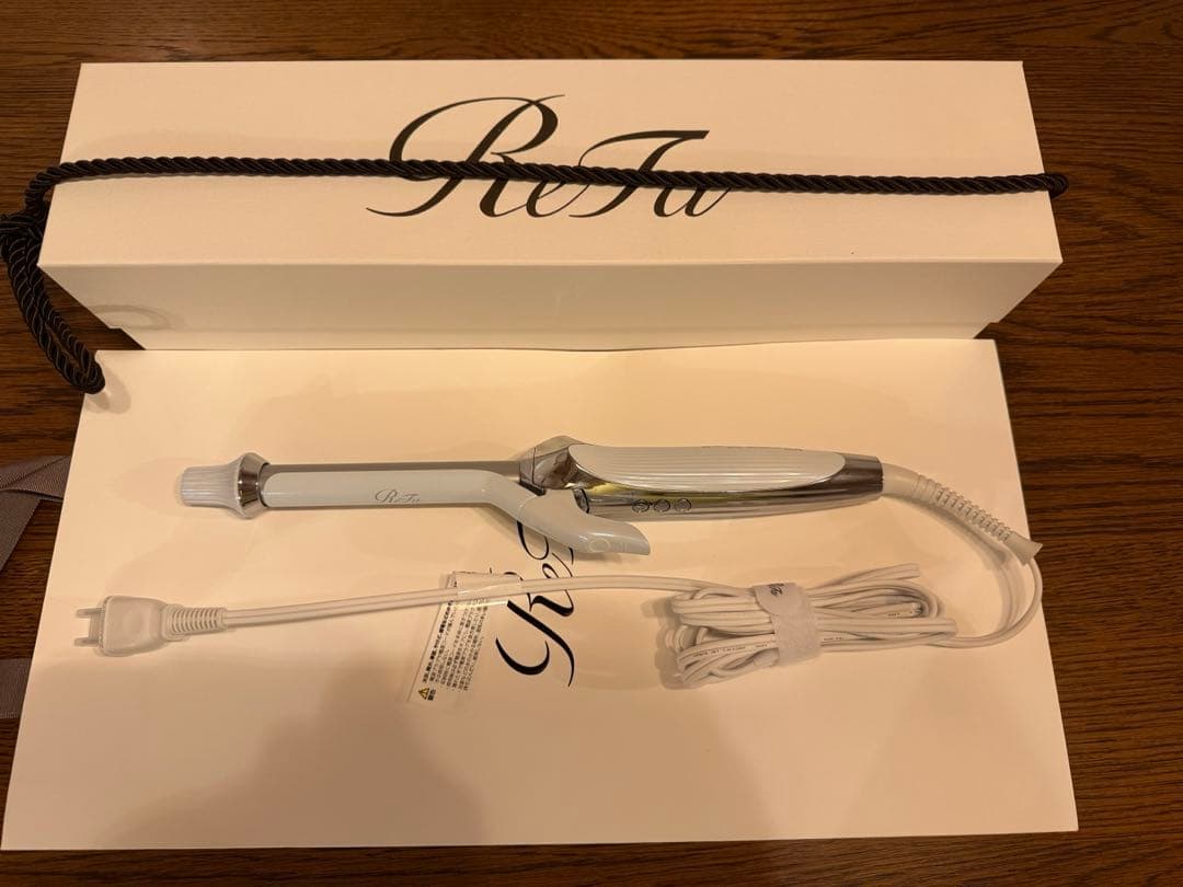 リファ REFA カールヘアアイロン RE-AZ-02A ホワイト 保証書付き