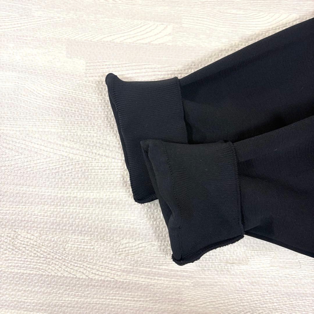 美品＊ブリーフィング 近年モデル ミラノリブ切替ニット ブラック L