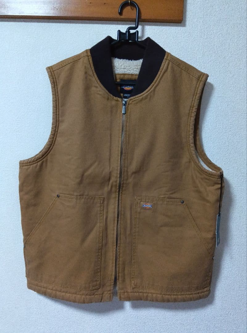 Dickies ブラウン ダックベスト Mサイズ Dickies（ディッキーズ） 【Dickies】INSULATED DUCK VEST/全3色
