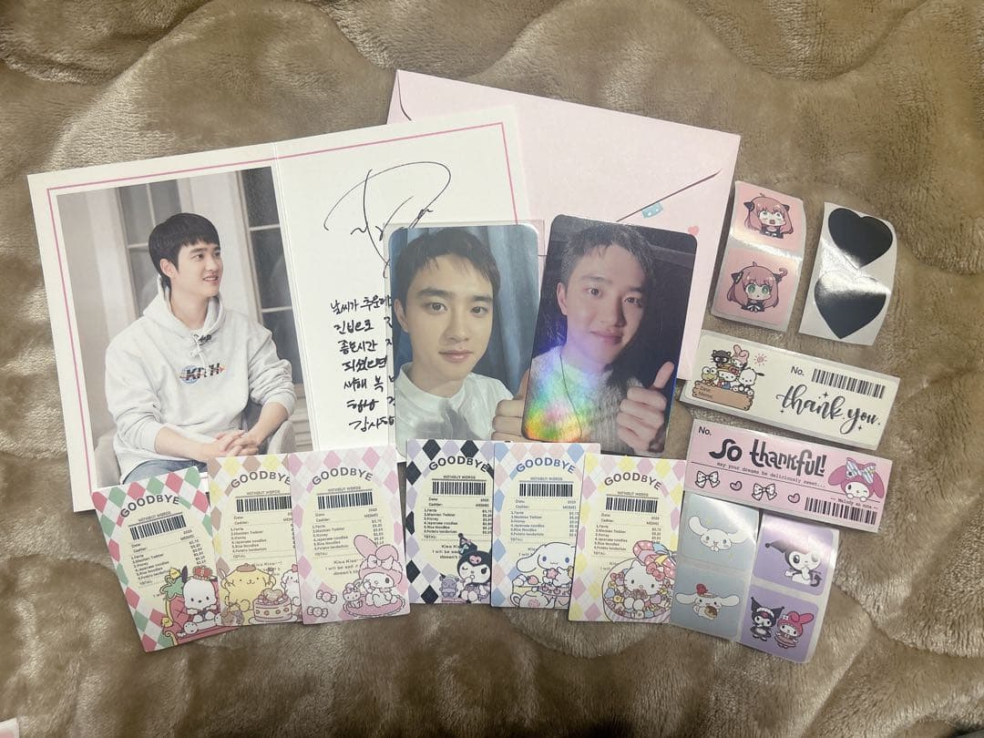 EXO D.O. ギョンス 誕生日 センイル パーティー トレカ セット d.o 🎂 A Day Made of Smiles ⸜❤︎⸝ EXO ディオさん ⸜❤︎⸝ カプホ