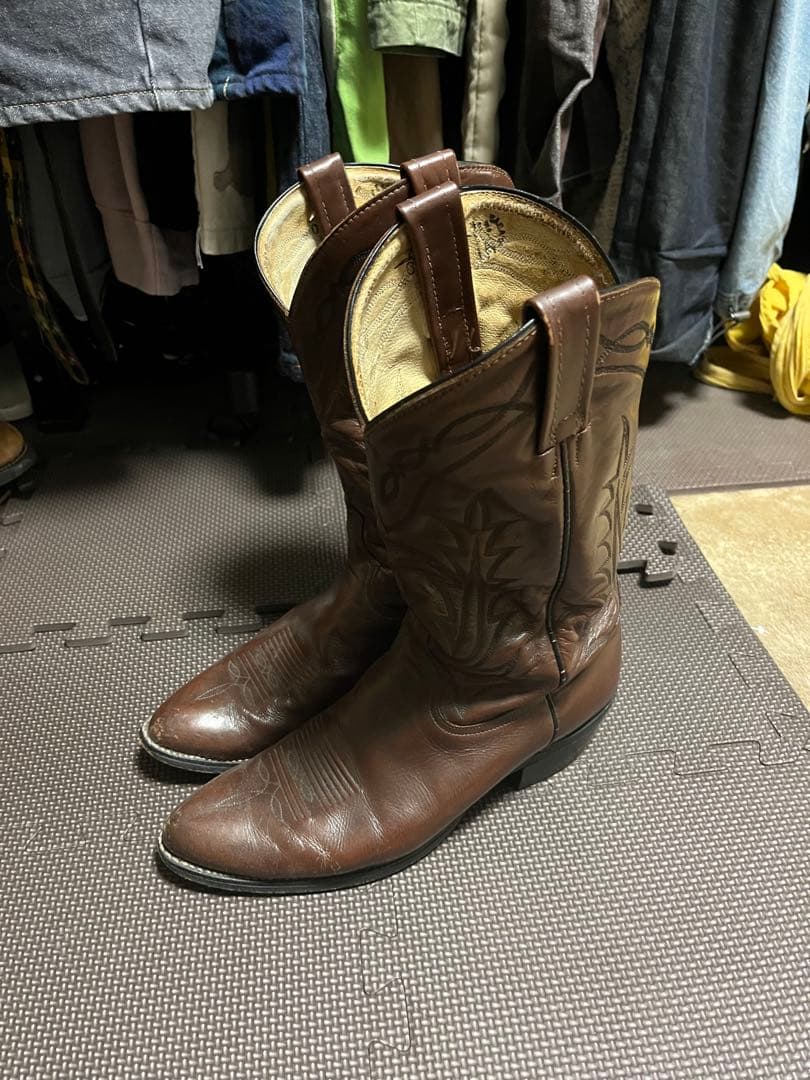 Tony Lama ウエスタンブーツ 28cm 美品 Tony Lama トニーラマ ウエスタンブーツ 黒 10D 28cm カウボーイ