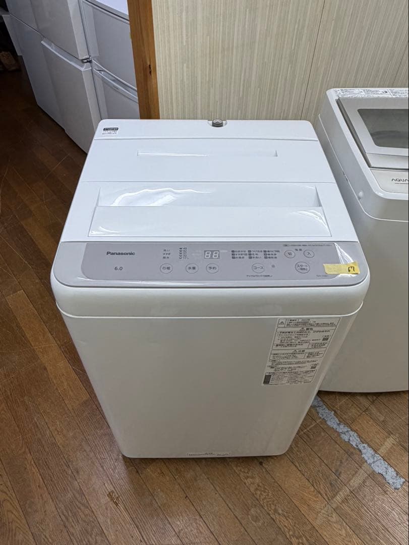 #67 Panasonic 2023年 6.0kg NA-F6B1 縦型 洗濯機