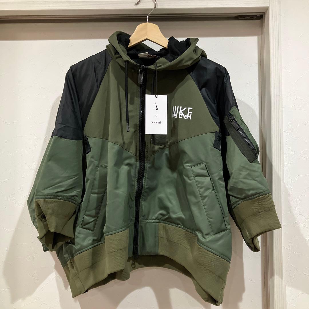 新品 NIKE × sacai ウィメンズ フルジップ フーデッドジャケット