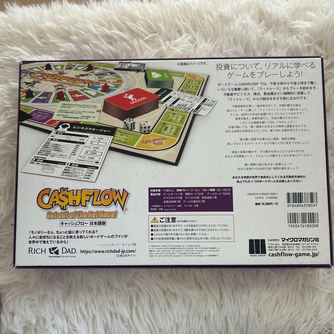 廃盤】【レア】キャッシュフロー 日本語版 CASHFLOW（ボードゲーム）